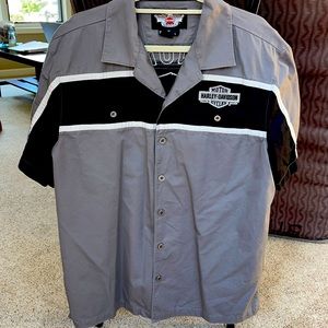 Menards Harley Davidson short sleeve shirt